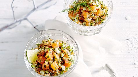 Lachs-Dill-Tatar mit Apfel Rezept - Foto: House of Food / Bauer Food Experts KG