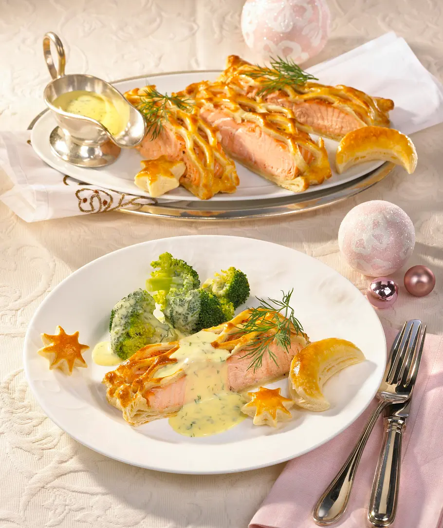 Lachs in Blätterteig Rezept