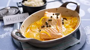 Lachs in Orangensoße Rezept - Foto: LECKER @ Bauer Media Group