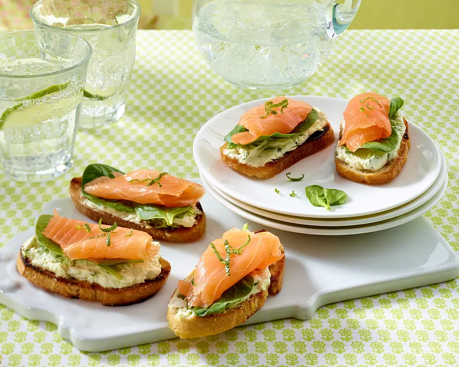 Lachs-Meerrettich-Häppchen Rezept Lachs-Meerrettich-Häppchen Rezept