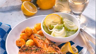 Lachs mit Senf-Dill-Pfeffer-Kruste Rezept - Foto: Först, Thomas