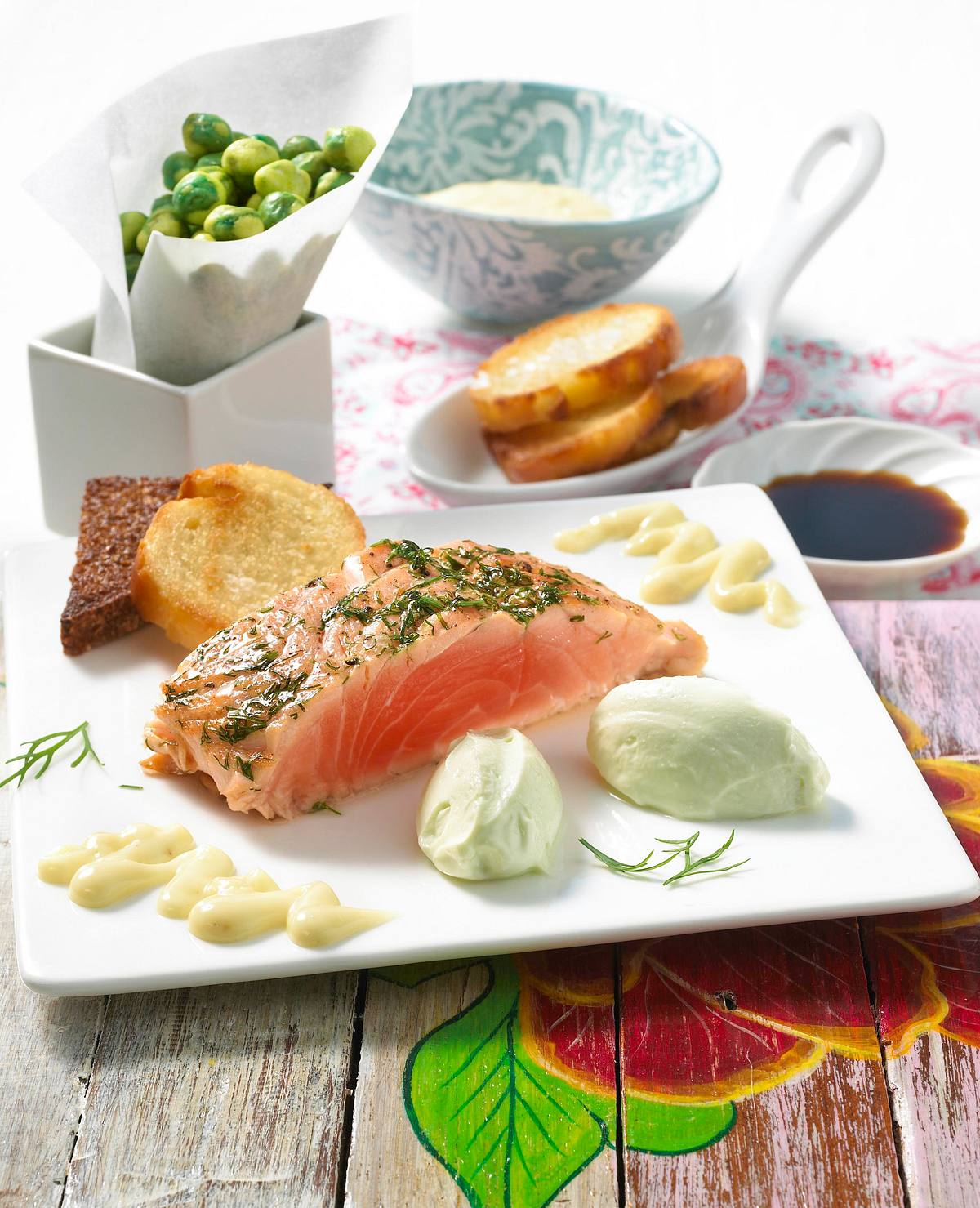 Lachs mit Wasabi-Mousse Rezept