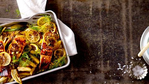 Lachs mit Zitronen-Kartoffeln Rezept - Foto: House of Food / Bauer Food Experts KG