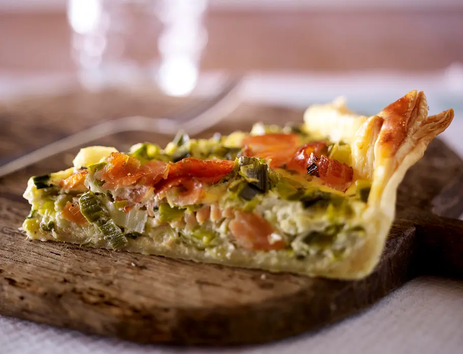 Lachs-Quiche Rezept Lachs-Quiche Rezept