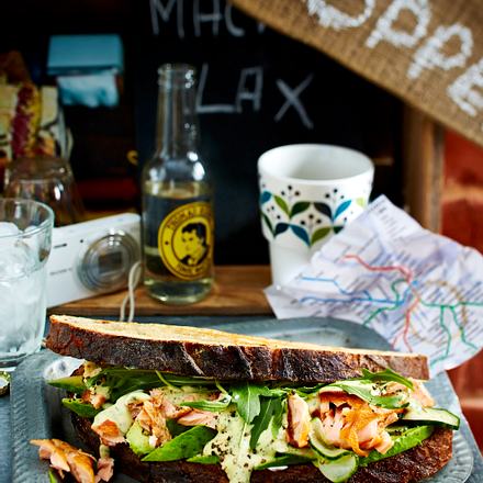 Lachs Sandwich Rezept Lachs Sandwich Rezept