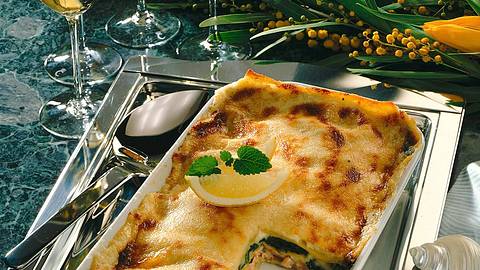 Lachs-Spinat-Lasagne Rezept - Foto: Horn