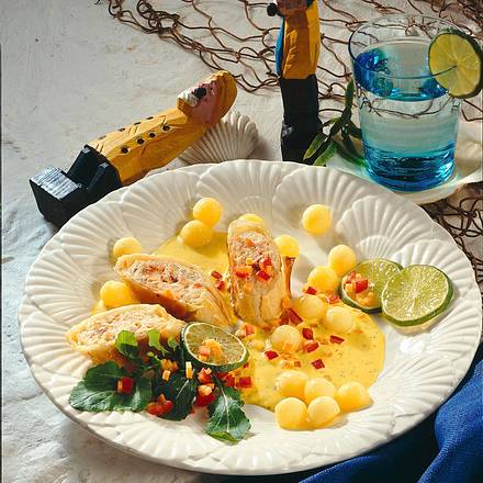 Lachs-Strudel Rezept Lachs-Strudel Rezept