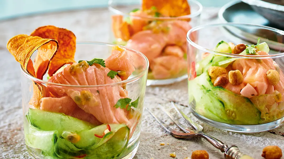 Lachs-Tiradito Rezept - Foto: LECKER @ Bauer Media Group Lachs-Tiradito Rezept - Foto: LECKER @ Bauer Media Group