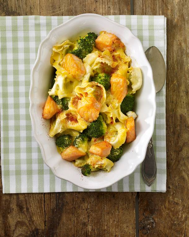 Lachs-Tortellini-Gratin Rezept | LECKER