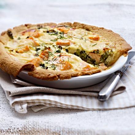 Lachs-Wirsing-Quiche Rezept Lachs-Wirsing-Quiche Rezept