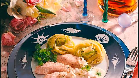 Lachsfilet in Meerrettich-Soße Rezept - Foto: Neckermann