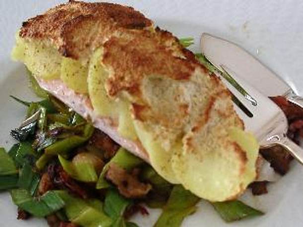 Lachsfilets mit Haube Rezept Lachsfilets mit Haube Rezept