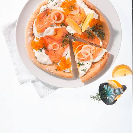 Lachspizza Rezept Lachspizza Rezept