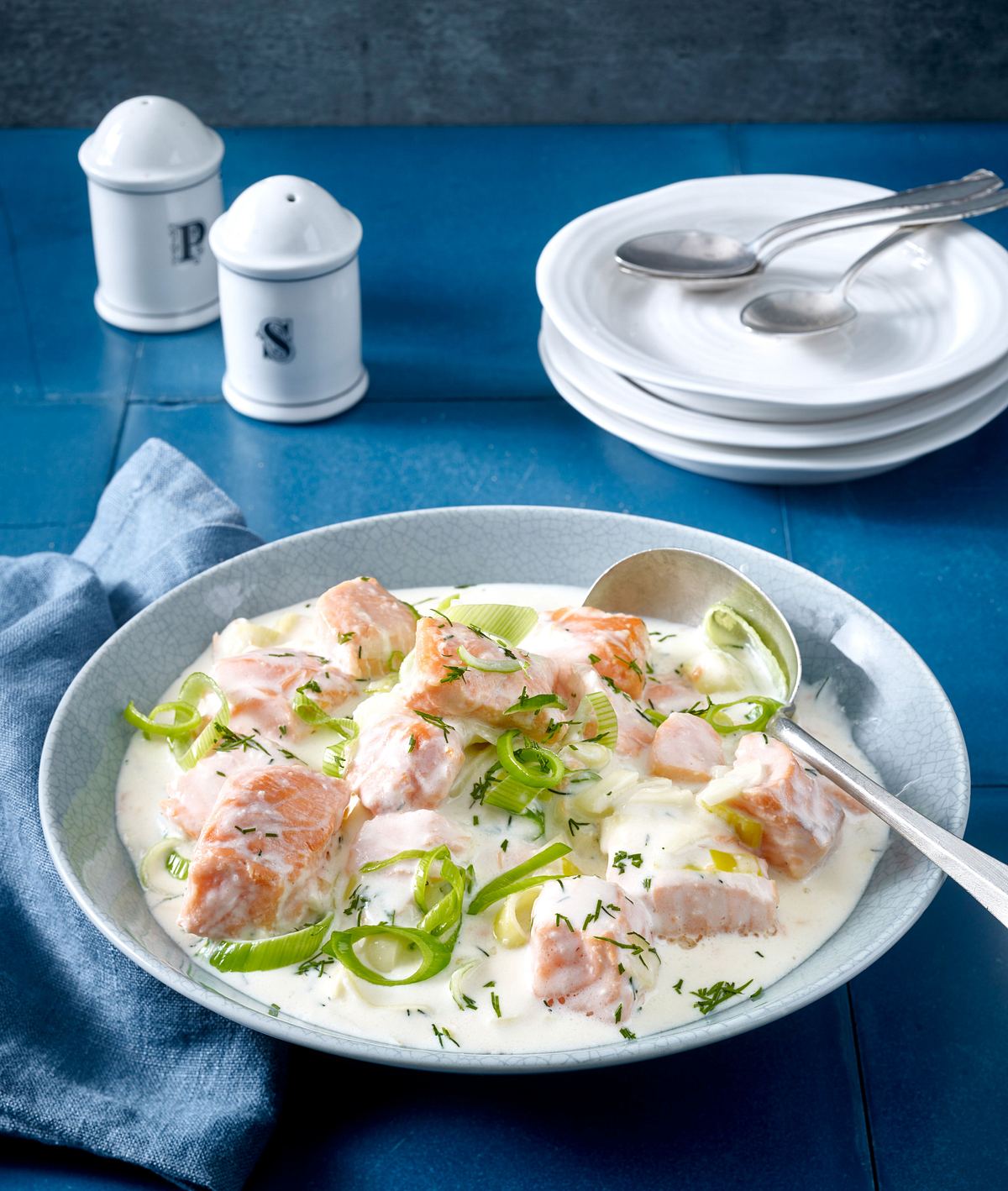 Lachsragout in Meerrettichsoße Rezept