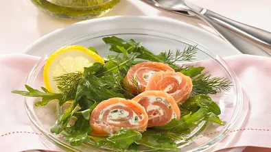 Lachsröllchen mit Meerrettichcreme Rezept - Foto: LECKER @ Bauer Media Group
