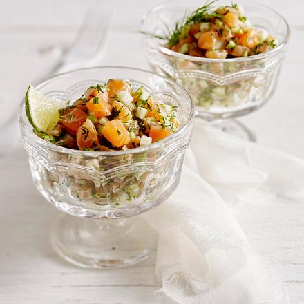 Lachstatar mit Granny Smith Rezept