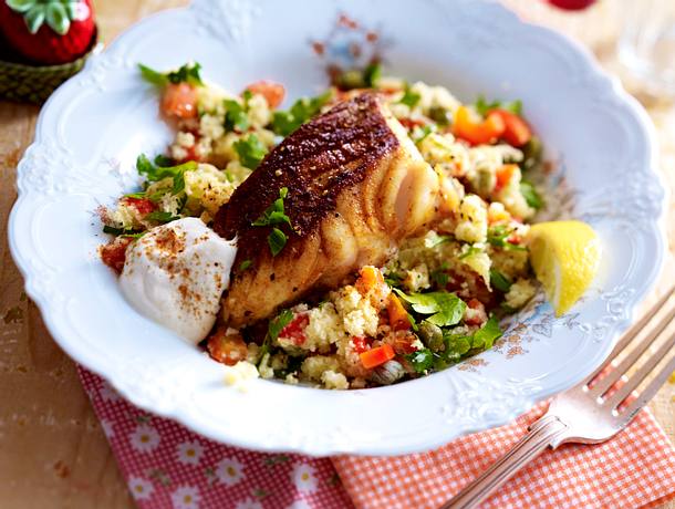 Lachstatischer Couscous Rezept Lachstatischer Couscous Rezept