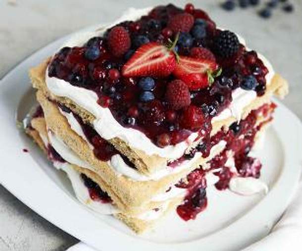 Lagkage – Dänischer Schichtkuchen (Enie backt) Rezept