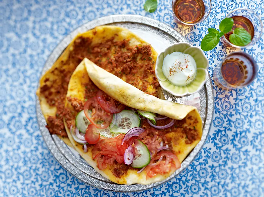 Lahmacun (Türkische Pizza) Rezept Lahmacun (Türkische Pizza) Rezept