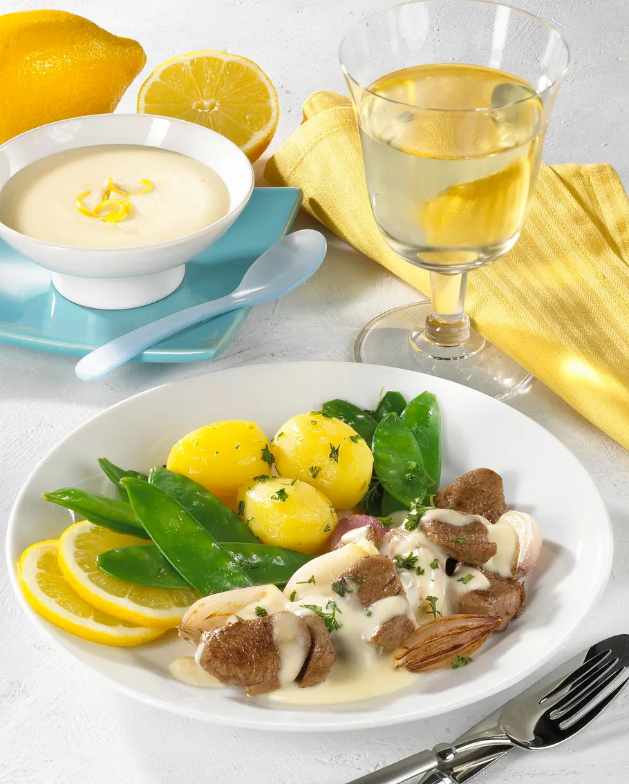 Lamm in Zitronensoße Rezept Lamm in Zitronensoße Rezept