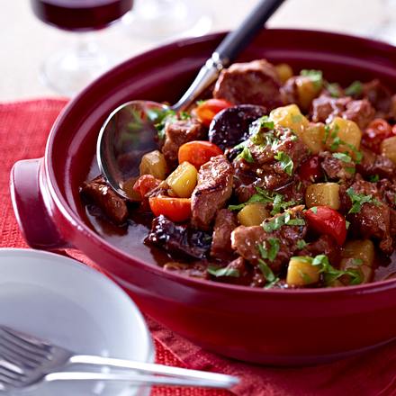 Lamm-Tajine mit Backpflaumen Rezept