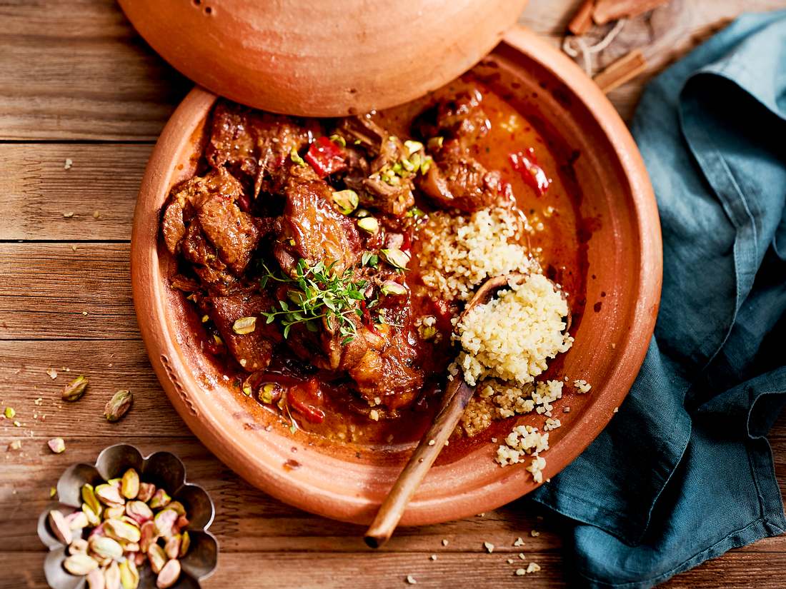 Lamm-Tajine mit Datteln Rezept | LECKER