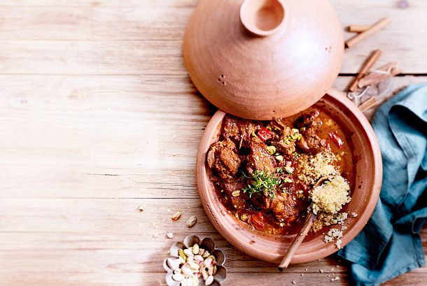 Lamm-Tajine mit Datteln Rezept Lamm-Tajine mit Datteln Rezept