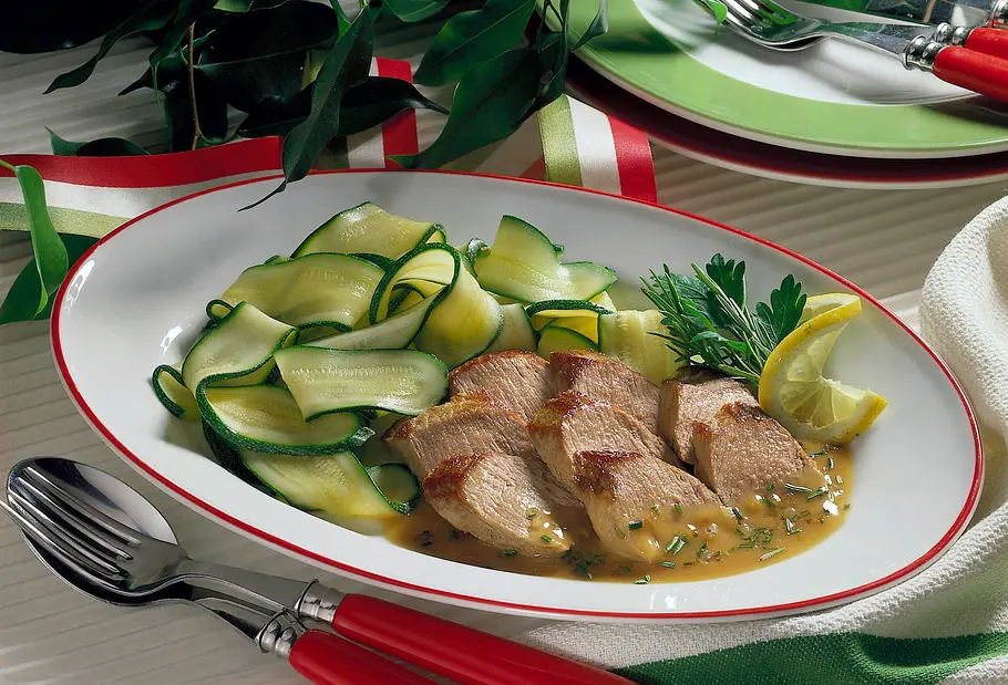Lammfilet mit Zucchinigemüse Rezept