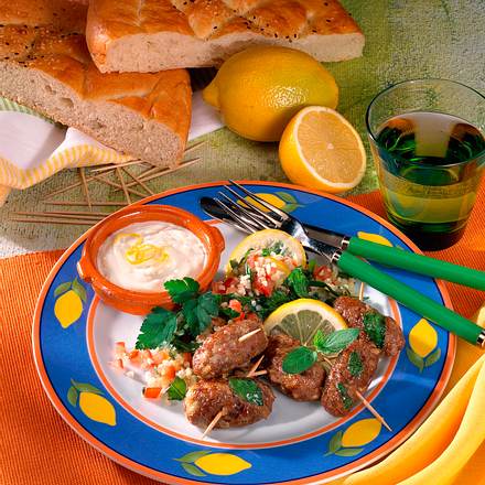 Lammhackröllchen Rezept