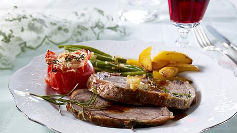 Lammkeule mit Bohnen Rezept - Foto: Pretscher, Tillmann