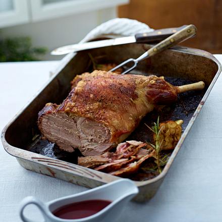 Lammkeule mit Shrewsbury-Soße Rezept Lammkeule mit Shrewsbury-Soße Rezept