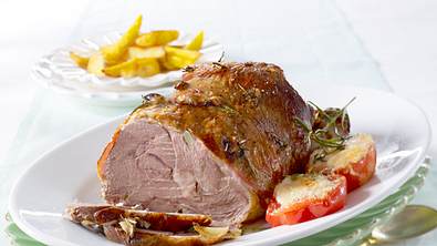 Lammkeule-Rezept mit Rosmarin - so gehts