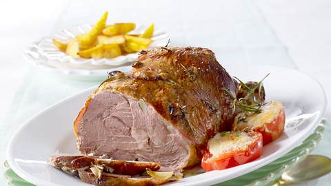 Lammkeule-Rezept mit Rosmarin - so gehts
