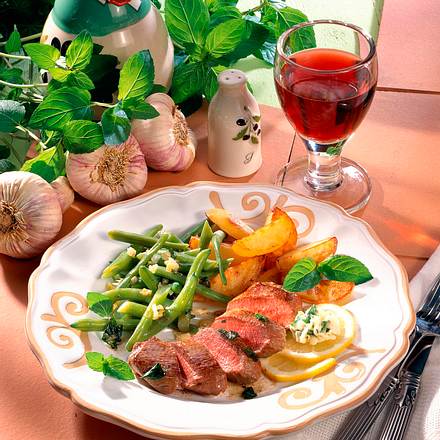 Lammlachse mit Minzbutter Rezept