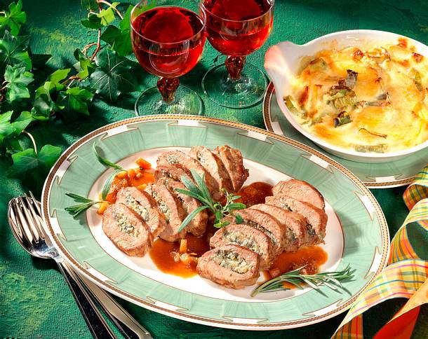Lammrücken mit Käsefüllung Rezept Lammrücken mit Käsefüllung Rezept