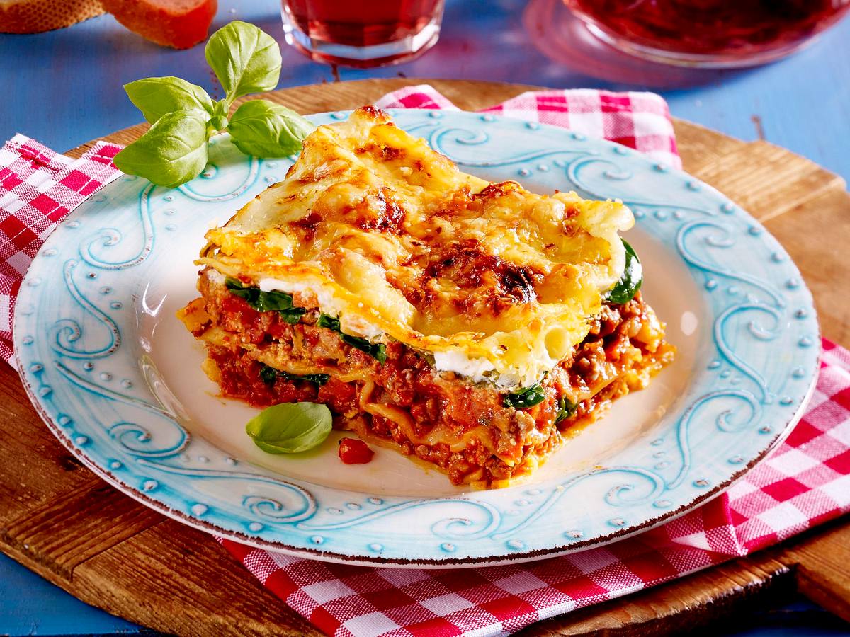 Lasagne mit Crème fraîche Rezept