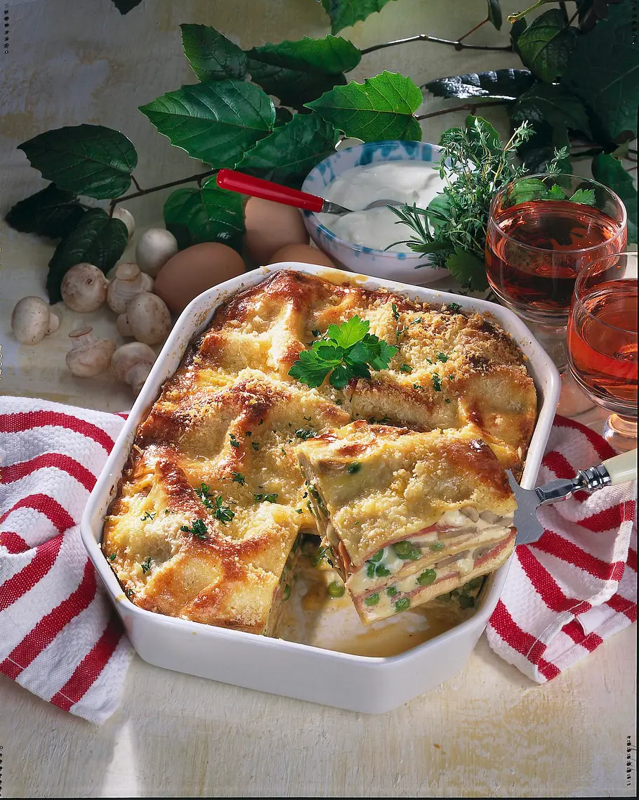 Lasagne Carbonara Rezept Lasagne Carbonara Rezept