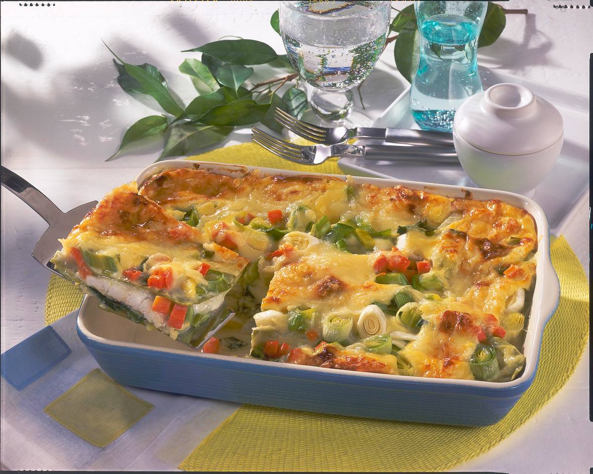 Lasagne-Fischauflauf Rezept