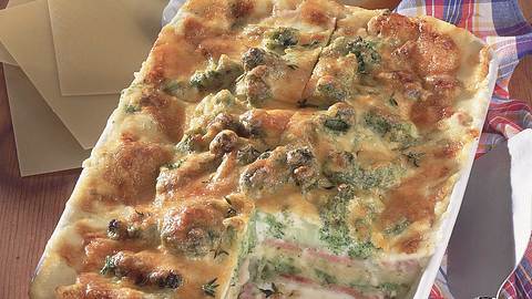 Lasagne mit Broccoli und Schinken Rezept - Foto: Först, Thomas