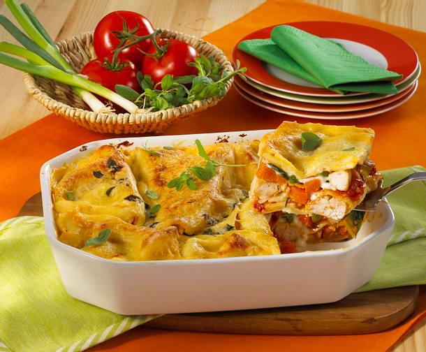 Lasagne mit Hähnchenfilet Rezept Lasagne mit Hähnchenfilet Rezept