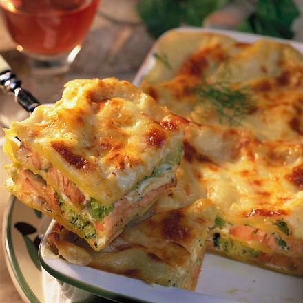 Lasagne mit Lachs Rezept Lasagne mit Lachs Rezept