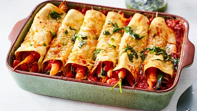 Lasagne-Röllchen mit Möhre im Herzen Rezept - Foto: LECKER @ Bauer Media Group