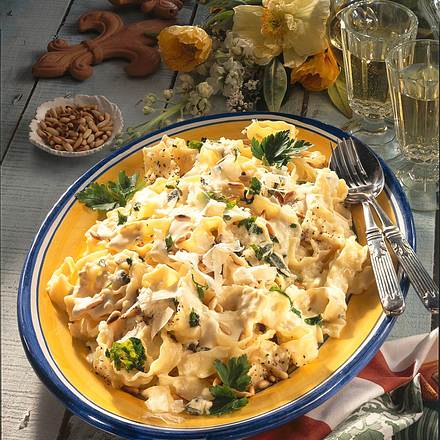 Lasagnetten al Quattro Formaggi Rezept