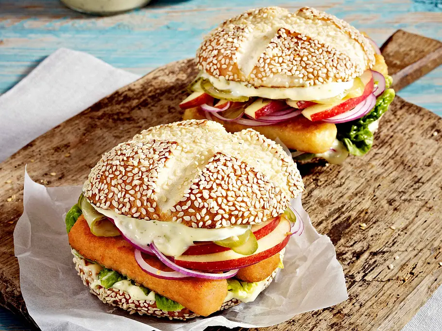 Laugen-Burger Nordic Style Rezept