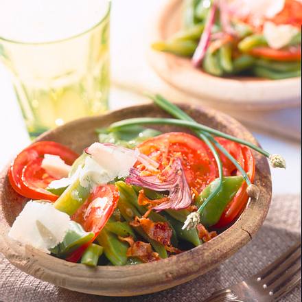 Lauwarmer Bohnensalat Rezept Lauwarmer Bohnensalat Rezept