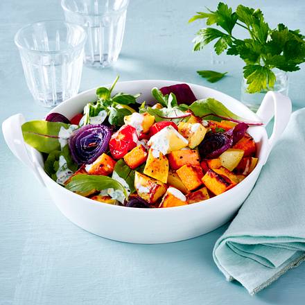 Lauwarmer Röst-Kartoffelsalat Rezept