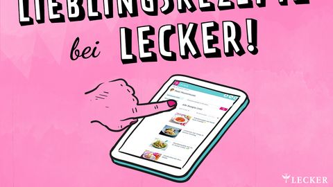 Alle deine Lieblingsrezepte bei LECKER.