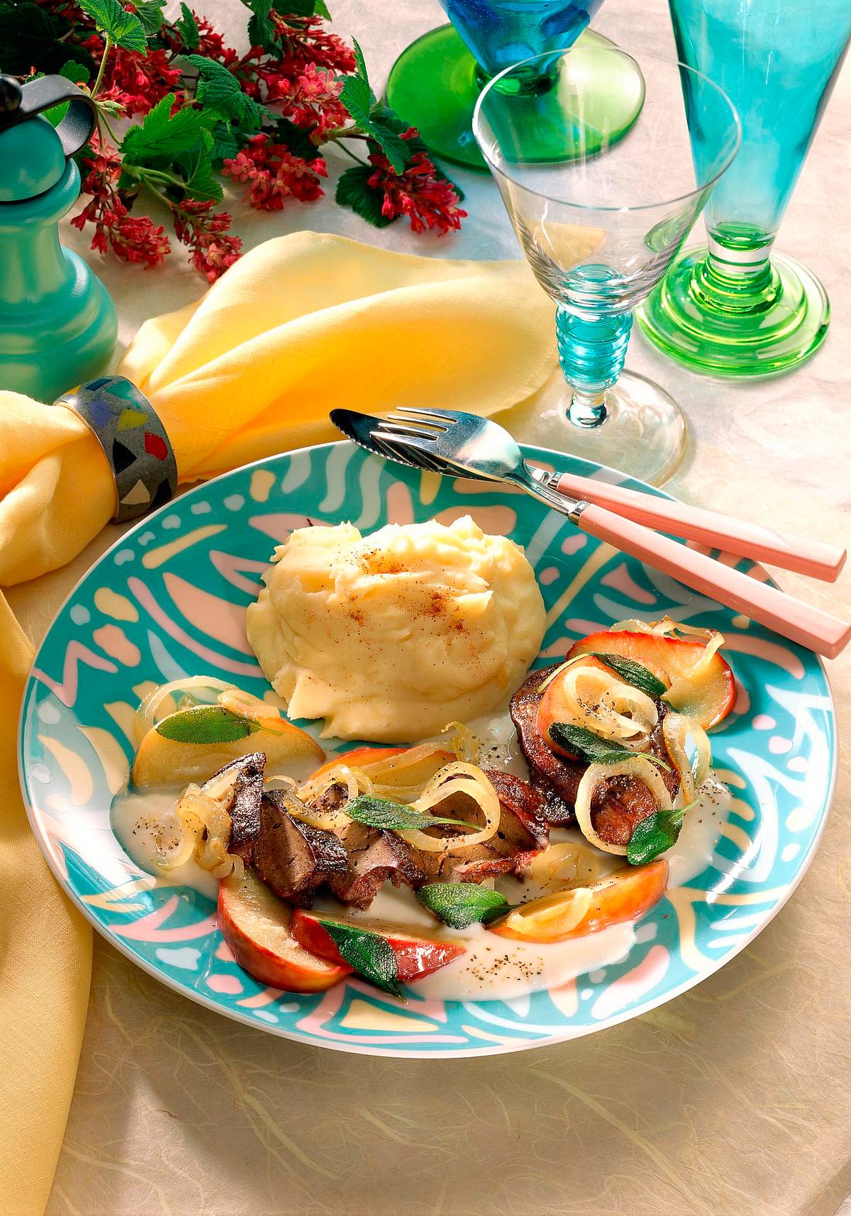 Leber-Apfel-Ragout Rezept