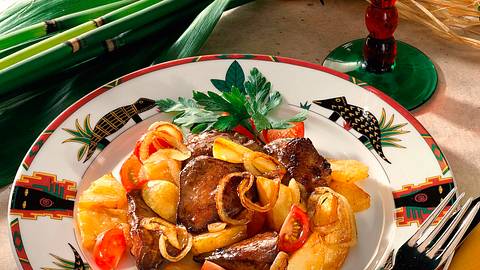 Leber-Pfännchen mit Ananas Rezept - Foto: Neckermann