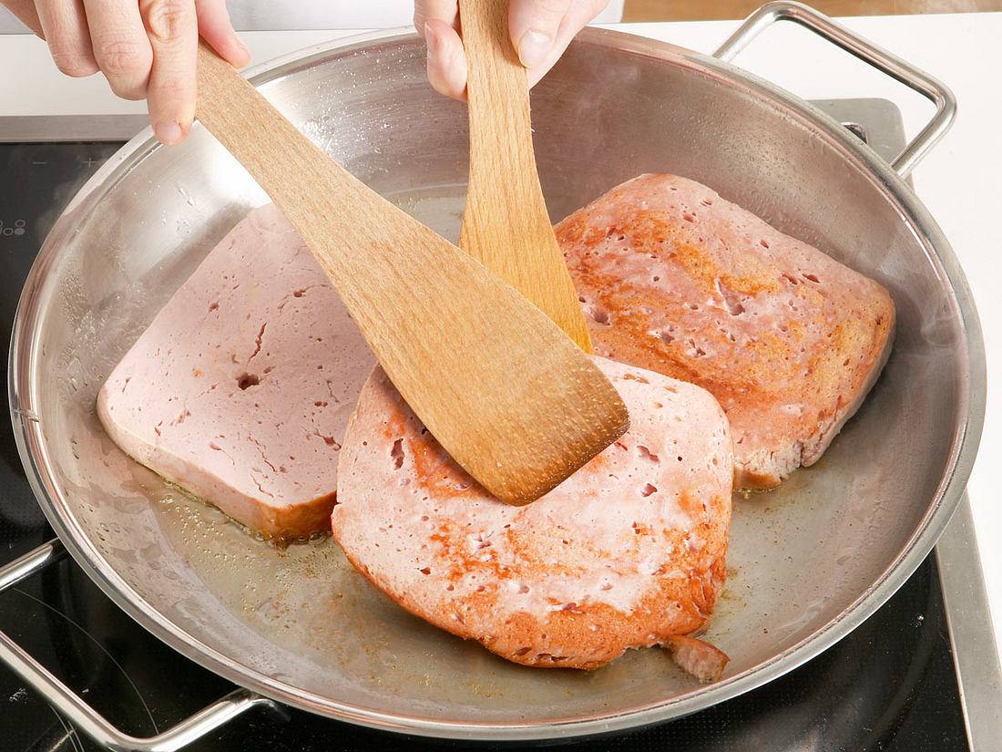 Leberkäse anbraten